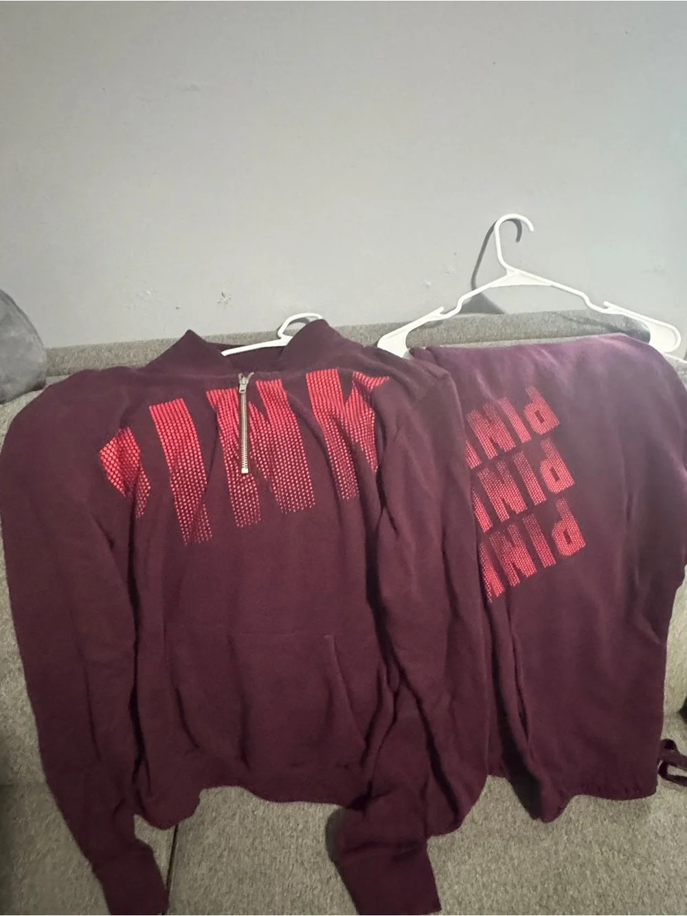 PINK  bulk Sweatshirt and sweatpants sets. $75 for all three or $30 each. - Picture 3 of 3